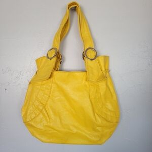 Roxy Bright Yellow Purse Handbag Shoulder Bag Summer Spring Faux Leather Sunny
